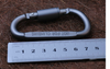 D Shape Lock Survival Hook Camp Carabiner