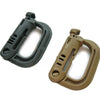 Camping Equipment Locking Snap D-Ring Clip KeyRing Travel Kit